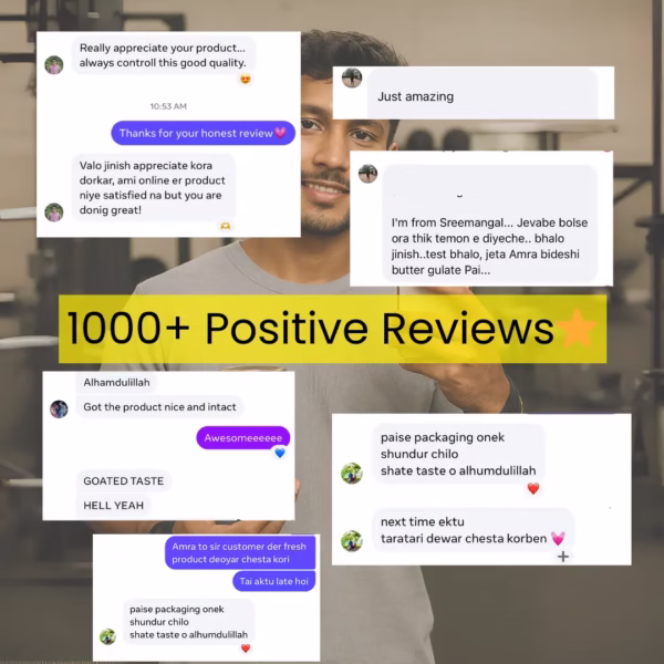1000+ Positive Reviews